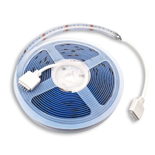 5m 21W/m RGB+CCT COB-LED strip RA90 - 24V DC, IP20, COB LED