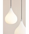 Halo Design - DROPS Pendel Ø23 opal Glass / Alu