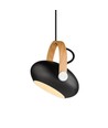 Halo Design - D.C Pendel Ø18 G9, sort / eik