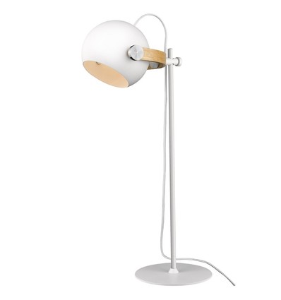 Outlet: Halo Design - D.C Bordlampe Ø18 E27, hvit / eik