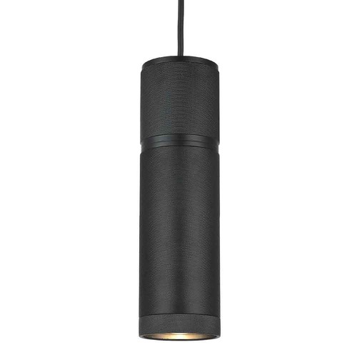 Halo Design - HALO- the pendant Sylinder i Metall sort Ø12 2,5m kabel