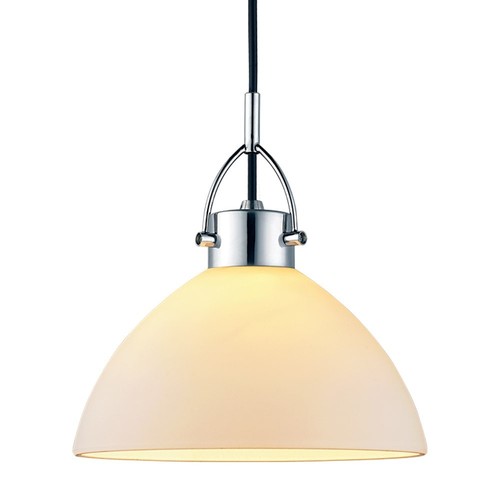 Halo Design - DENVER Pendel Ø26 opal glass/krom