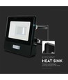 10W LED-lyskaster - IP65, med sensor, Samsung LED-chip