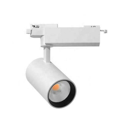 28W 1-fas RA90 Skinnespot - 175 lm/W, Hvit, 1F3W