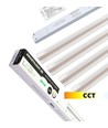 Troldtekt LED Zigbee skinnesett 4x120 cm - CCT, innfelt, Akustilight