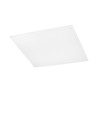 60x60 bakbelyst LED-panel, 40W - Hvit kant