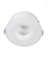 7W Ø10cm Lavprofil Downlight dimbar RA93 - Hull: Ø8,3 cm, Mål: Ø10 cm, CCT