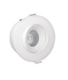LEDlife 7W Lavprofil innfellingsspot - Hull: Ø8,3 cm, Mål: Ø10 cm, RA95, CCT, dimbar, 230V