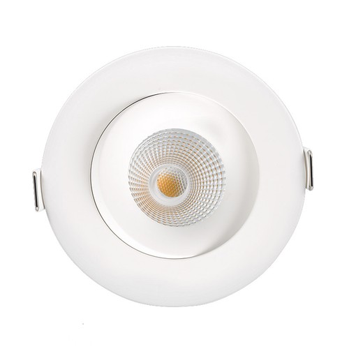 7W Ø10cm Lavprofil Downlight dimbar RA93 - Hull: Ø8,3 cm, Mål: Ø10 cm, CCT