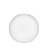 24W LED taklampe - Ø29cm, høyde: 3,8cm, hvit kant