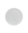 24W LED taklampe - Ø29cm, høyde: 3,8cm, hvit kant