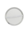 24W LED taklampe - Ø29cm, høyde: 3,8cm, hvit kant