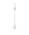 3-faset GU11 CHLOE Slim Nedhengt - 250V, Hvit, Uten lyskilde, IP20, 40x500+1m wire