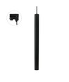 3-faset GU11/MR11 CHLOE SLIM nedhengt - Uten lyskilde, 250V, IP20, 40x50cm+1m wire, Sort