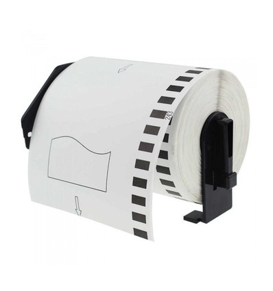 Brother DK22243 kontinuerlige papir etiketter 10.2cm x 30.5m kompatibel