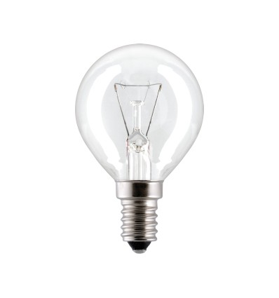 E14 40W dimbar SOLEO glødetrådpære - P45, 260lm