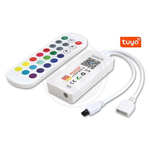 Tuya RGB Dimmer SmartHome, 6A, 5- 24V - Google Home, Alexa og smarttelefoner