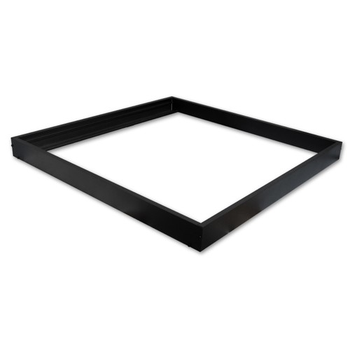 Sort ramme for montering av 60x60 LED paneler