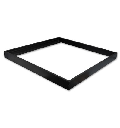 Sort ramme for montering av 60x60 LED paneler