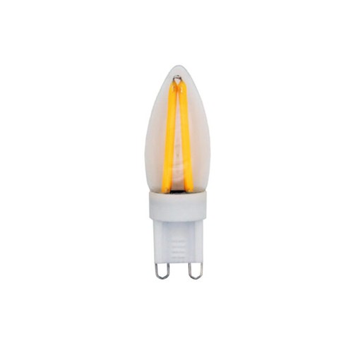 Outlet: Colors G9 Tube- 2W LED -pære, Varmhvit, 3-trinns Dimbar