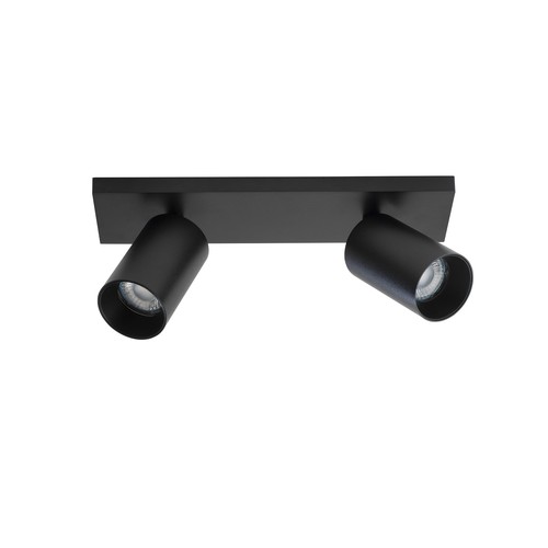 Antidark SpotOn2 vegg-/taklampe, GU10 - sokkel, sort