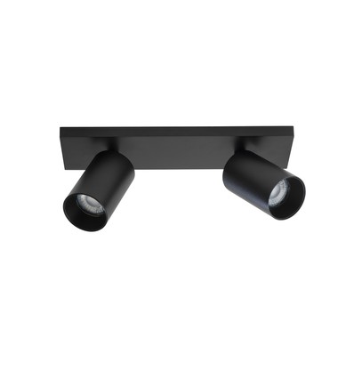 Antidark SpotOn2 vegg-/taklampe, GU10 - sokkel, sort