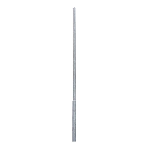 Bertled mast, 6 meter, for nedgravning, uden boring, Ø60 mm top, Ø114mm bund