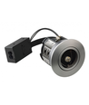 HILUX D10 Nature Downlight spot GU5,3, børstet alu, IP44, godkjent i isolasjon