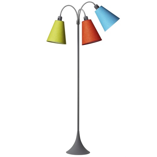 E27 TRAFIK gulvlampe, Nielsen Light - Grå - Oransje, turkis, lime