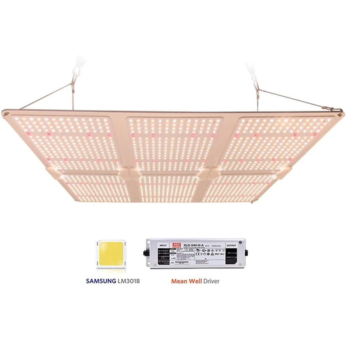 LED -vekstlys, Samsung Quantum Board, 660W, dimbar