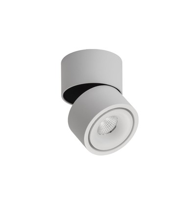 Antidark Easy mini W75 tak-/vegglampe, 7W, 477lm, RA90 +, dimbar, hvit med kabelhull