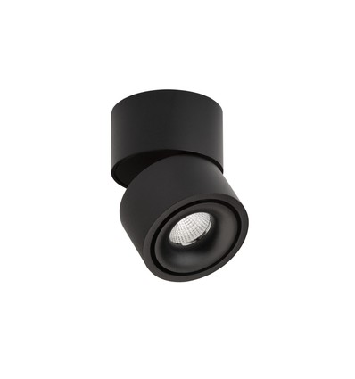 Antidark Easy mini W75 tak-/vegglampe, 7W, 477lm, RA90 +, dimbar, svart med kabelhull