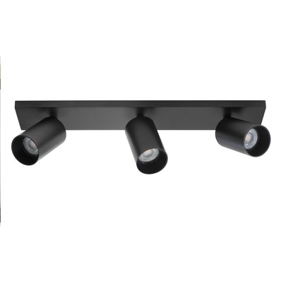 Antidark SpotOn3 vegg-/taklampe, GU10 - sokkel, sort