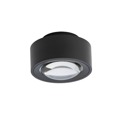 Antidark Easy Lens W120 vegg-/taklampe, 13W, 1356lm, RA90 +, dimm til varm, svart (1800- 3000K )