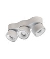 Antidark Easy Triple W3100 taklampe, 3x10W, 643lm, RA90 +, dimbar, hvit