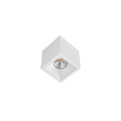 Antidark Square taklampe, 8,8W, 851lm, RA90 +, dimbar, hvit
