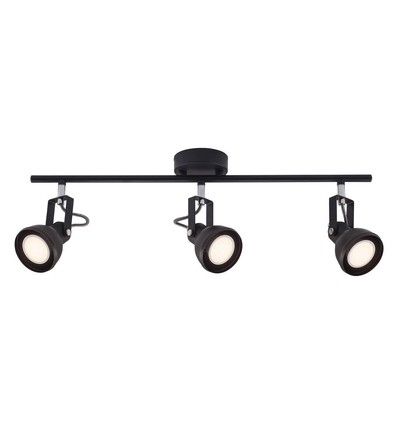 Outlet: Nordlux Aslak 3-spotlampe, sort, GU10