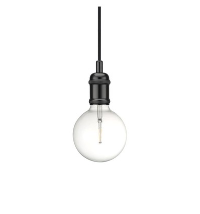 Outlet: Nordlux Avra pendeloppheng, sort/krom, E27