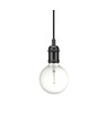 Outlet: Nordlux Avra pendeloppheng, sort/krom, E27