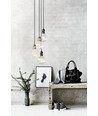 Outlet: Nordlux Avra pendelophæng, sort/chrom, E27