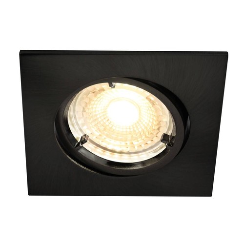 Nordlux Carina firkantet spot smart light, 2200K-6500K, 380lm, sort, styres via app (3 pak)