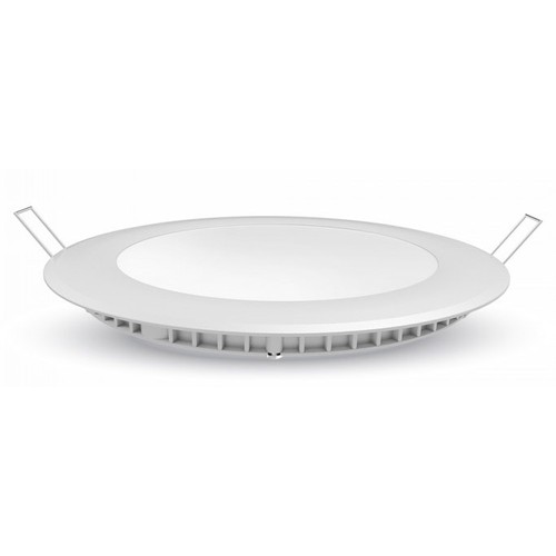 12W Ø17cm LED innfellingspanel - Hull: Ø15,5 cm, Mål: Ø17 cm