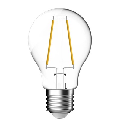 Outlet: Nordlux Pære E27 FILAMENT A60 4,6W 470LM 2700K, Klar