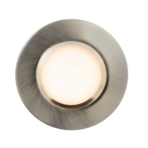 Nordlux Tiaki indbygningsspot, 345lm, 2700K/4000K, nikkel