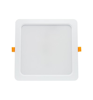 24W 22 x 22 cm LED innfellingspanel - IP54 utendørs, hull: 19,5 x 19,5 cm, mål: 22 x 22 cm