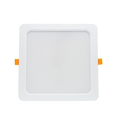 18W 17x17cm LED innfellingspanel - IP54 utendørs, hull: 14,5 x 14,5 cm, mål: 17 x 17 cm