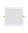 12W 14,5 x 14,5 cm LED innfellingspanel - IP54 utendørs, hull: 12 x 12 cm, mål: 14,5 x 14,5 cm