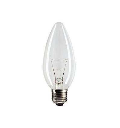 25W glødepære E27 klar - 260lm, dimbar, B35
