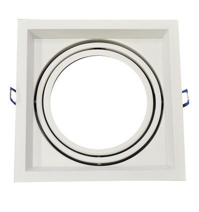 G53 AR111 innfellingsspot - Hvit, 17,4 x 17,4 cm