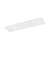 120x30 bakbelyst LED-panel, 40W - Hvit kant